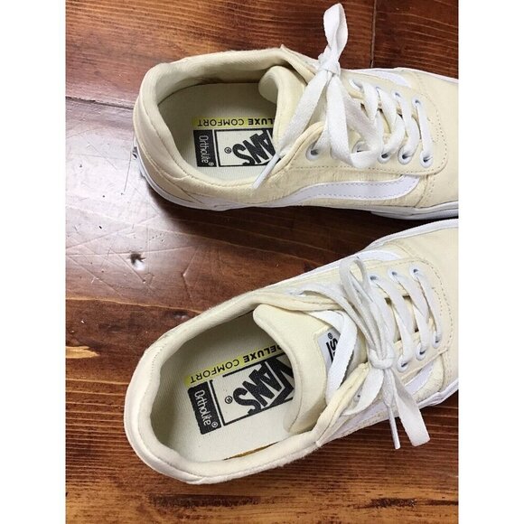 Woman’s Ortho Comfort Cream Colored Vans Size 6.5 - Picture 4 of 6